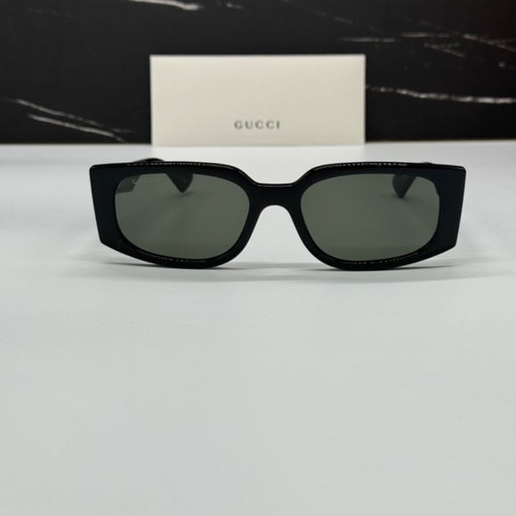 NEW GG1534S 001 GUCCI BLACK GREY WOMEN GUCCI SUNGLASSES - Picture 4 of 13